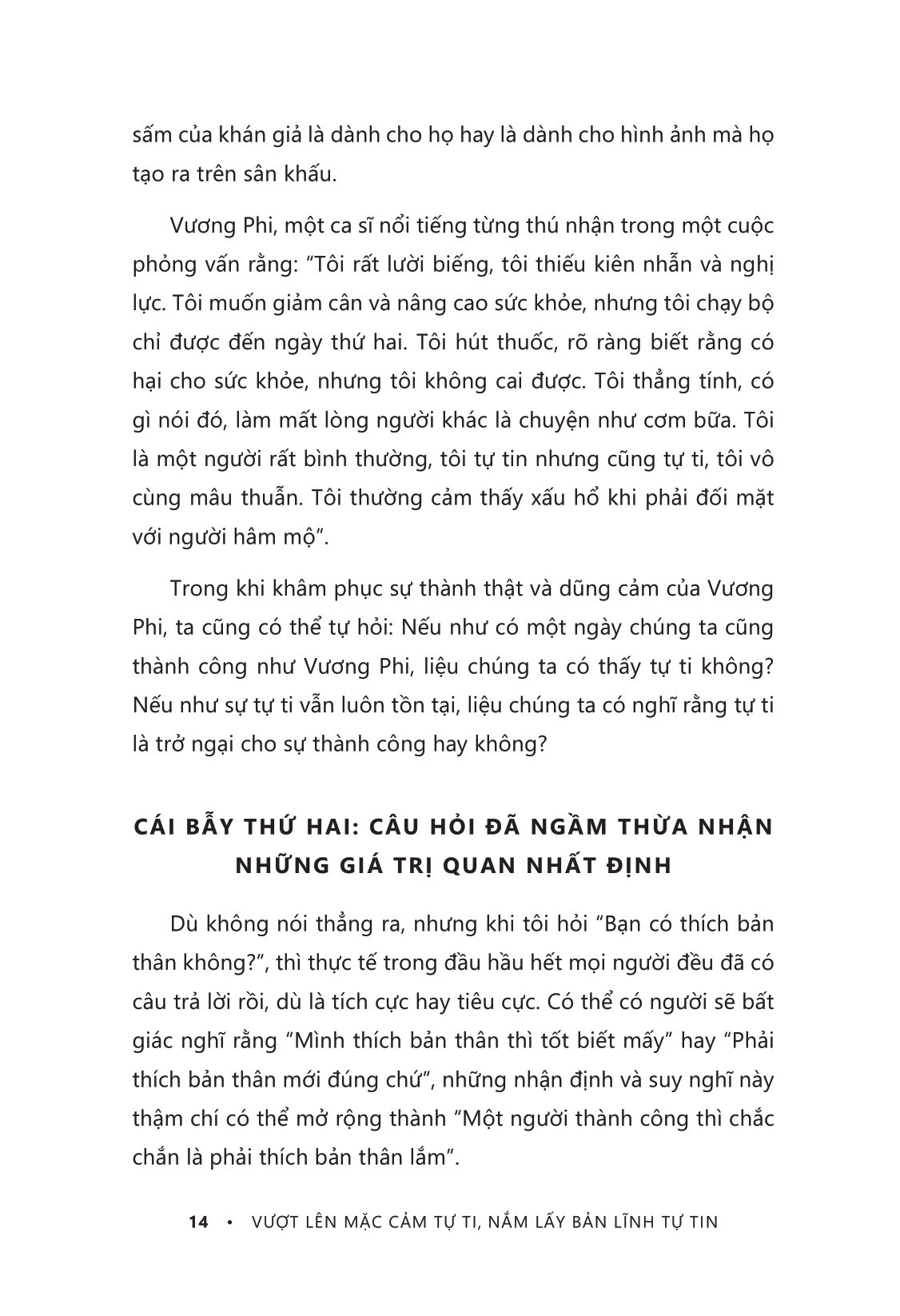 vượt lên mặc cảm tự ti - nắm lấy bản lĩnh tự tin