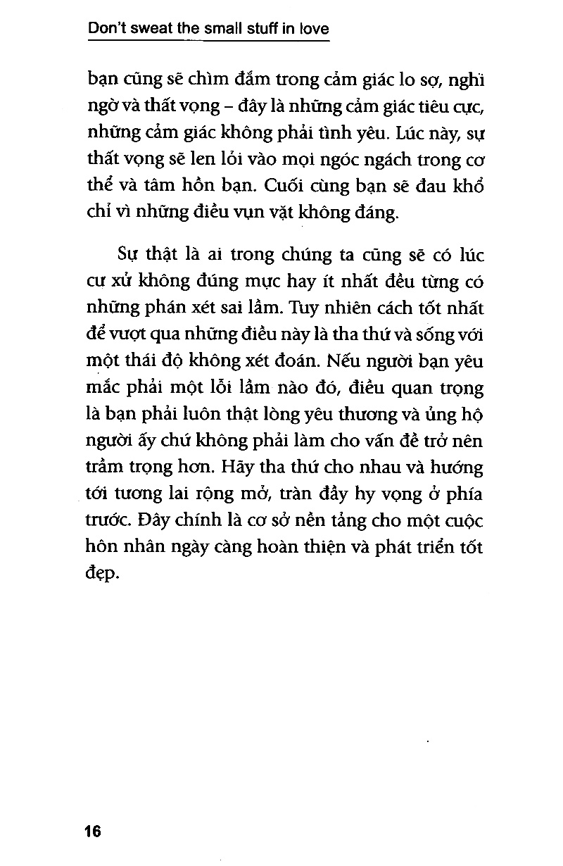vượt lên những chuyện nhỏ trong tình yêu (tb)