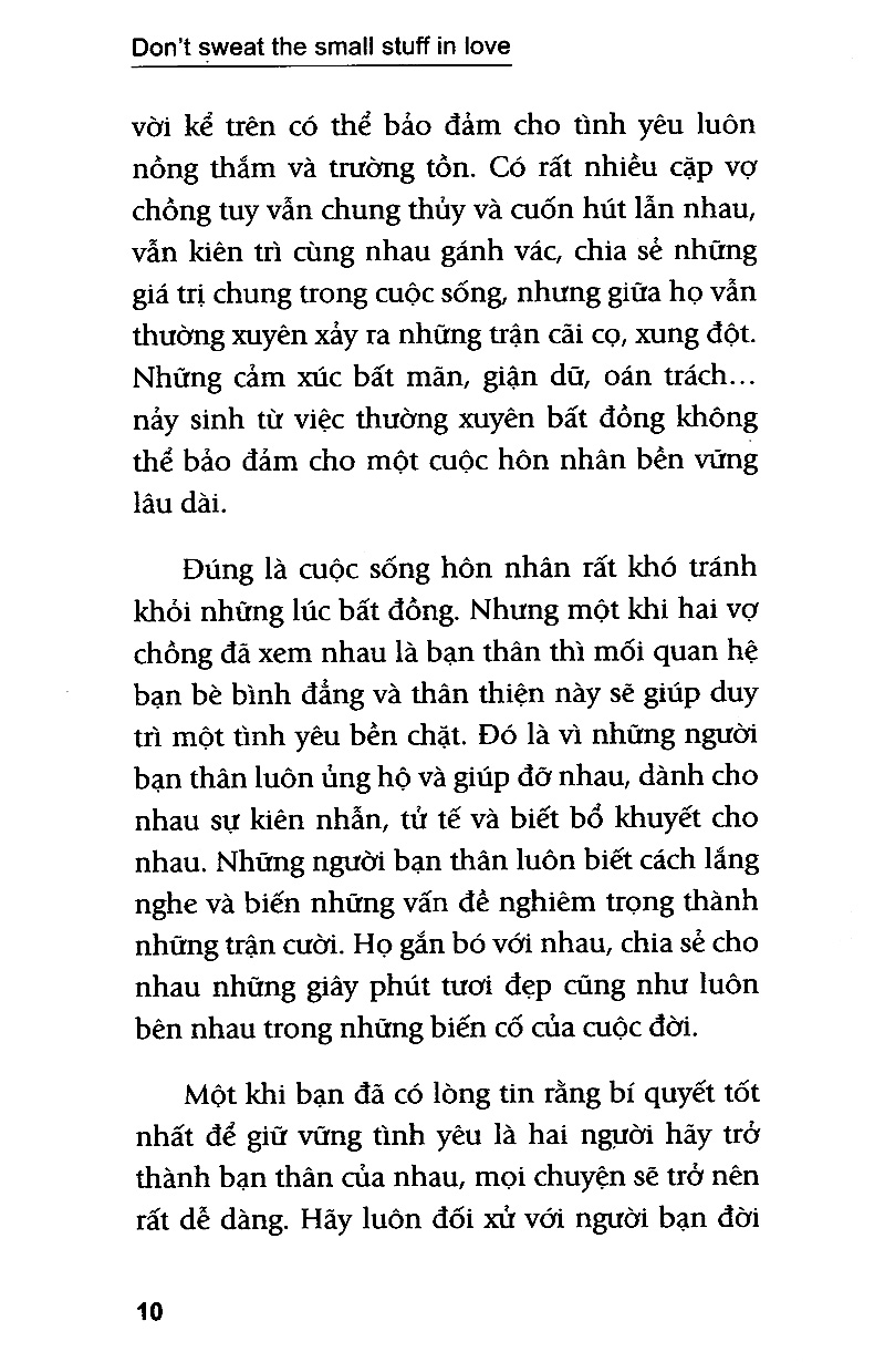 vượt lên những chuyện nhỏ trong tình yêu (tb)