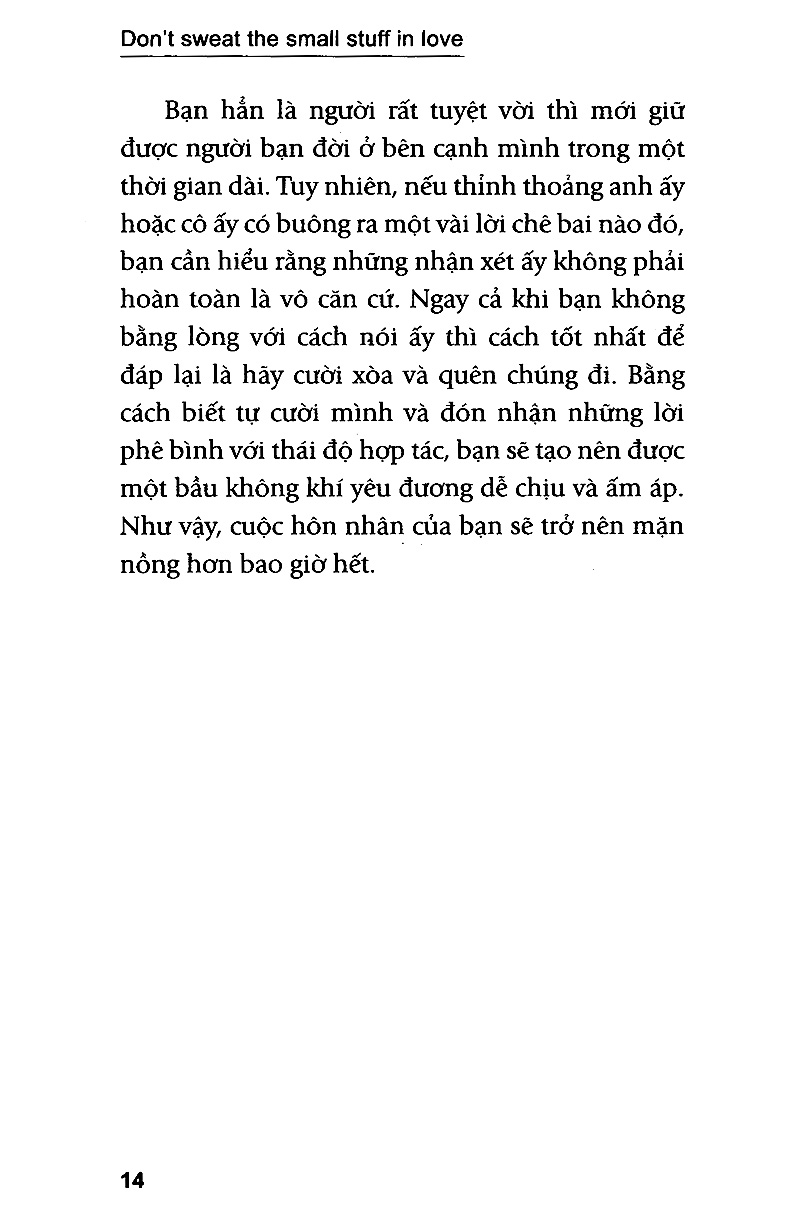 vượt lên những chuyện nhỏ trong tình yêu (tb)