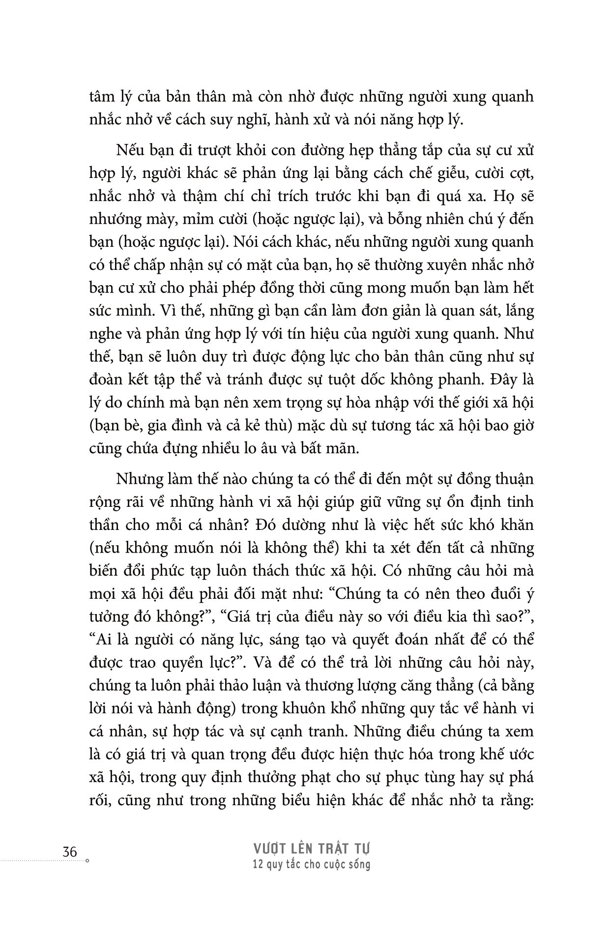 Vuot Len Trat Tu - 12 Quy Tac Cho Cuoc Song - Beyond Order