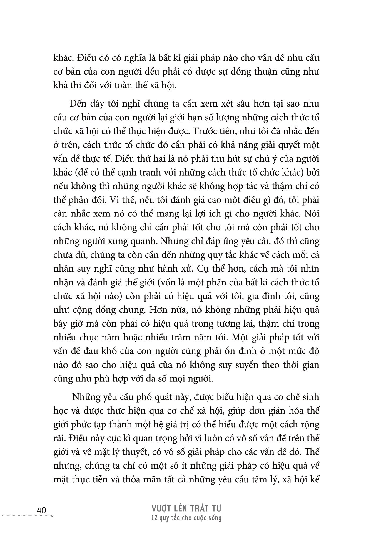 Vuot Len Trat Tu - 12 Quy Tac Cho Cuoc Song - Beyond Order