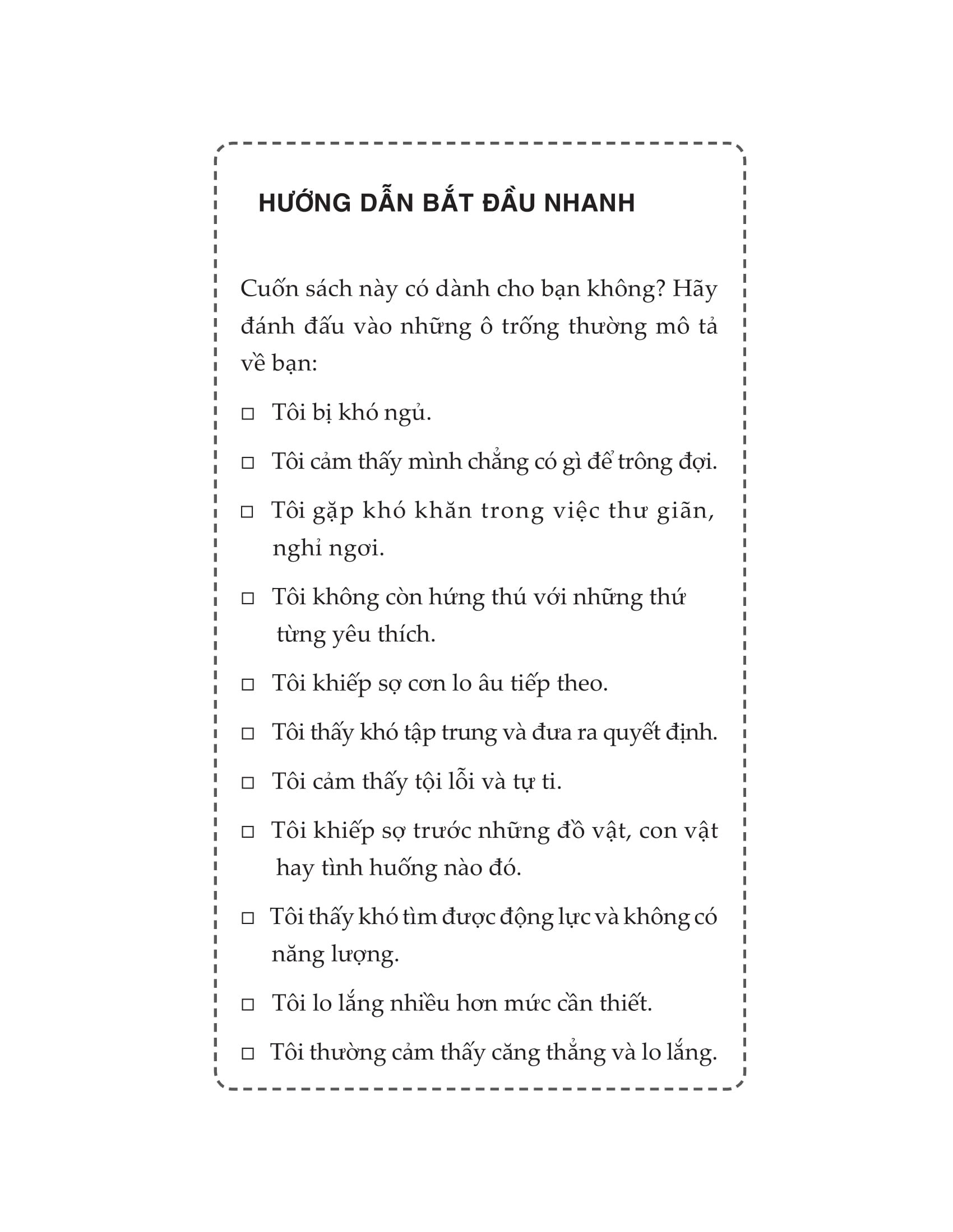 vượt qua âu lo chữa lành tâm trí