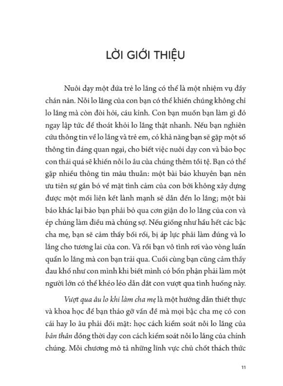 vượt qua âu lo khi làm cha mẹ