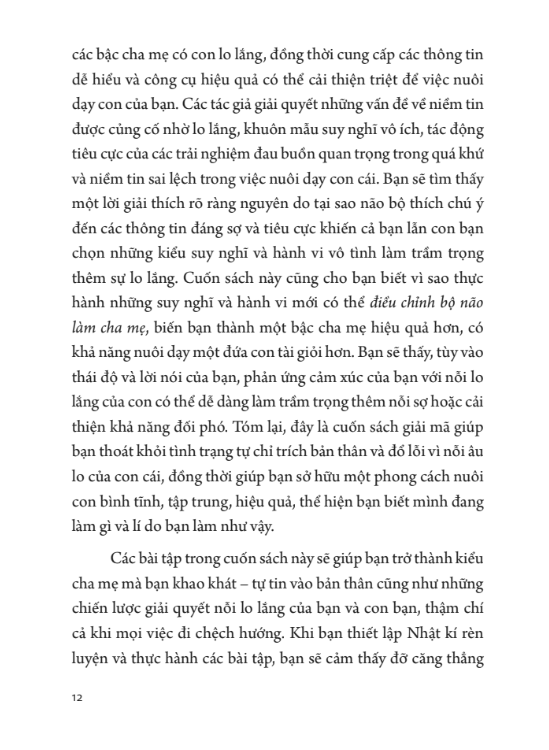 vượt qua âu lo khi làm cha mẹ