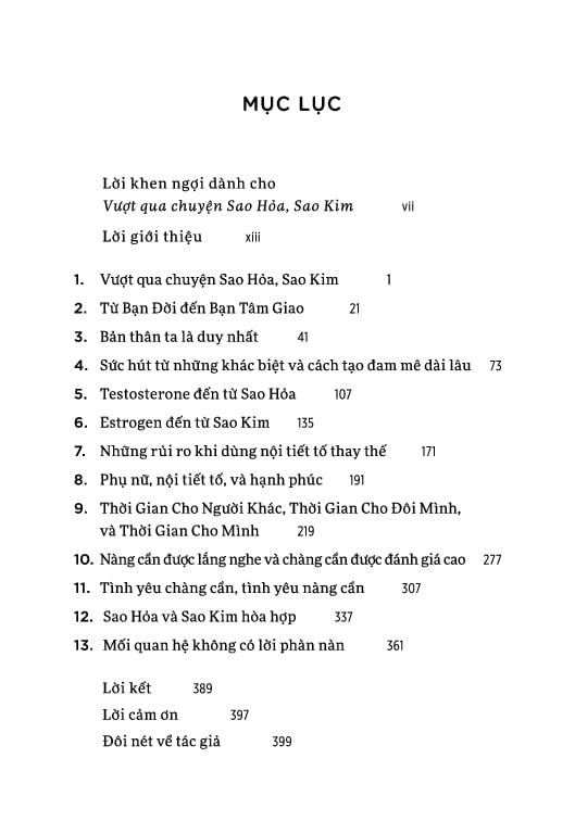 vượt qua chuyện sao hỏa, sao kim - kỹ năng gìn giữ và phát triển cuộc sống lứa đôi trong thế giới phức tạp ngày nay
