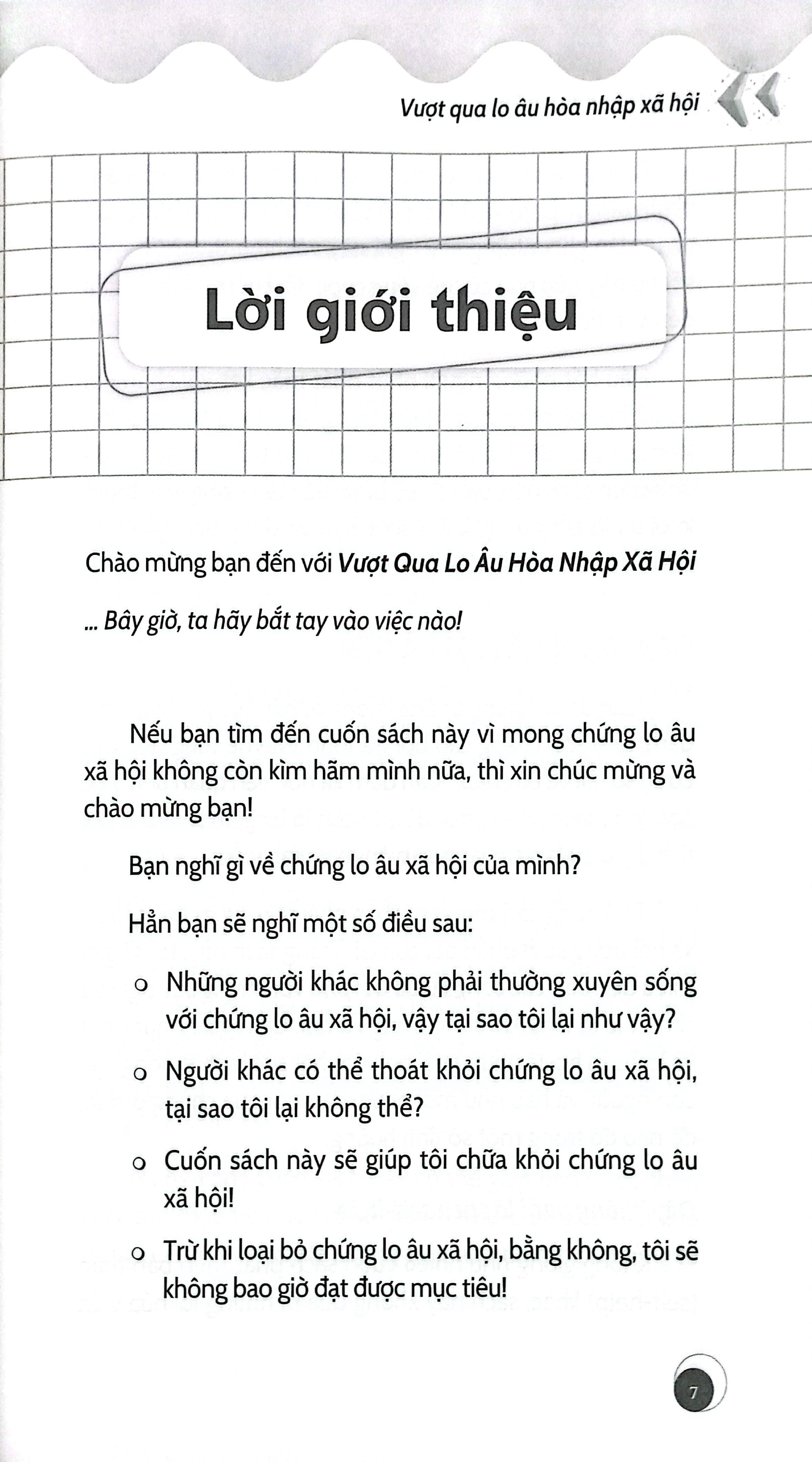 vượt qua lo âu hòa nhập xã hội