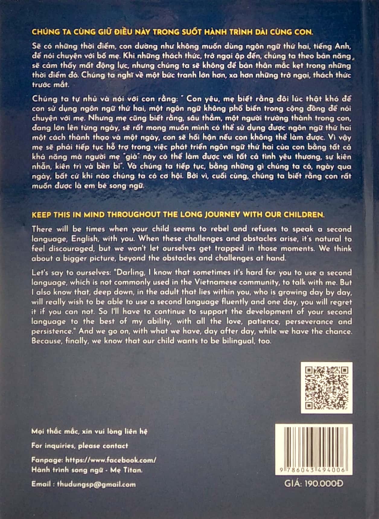 vượt qua những nỗi sợ và thách thức trong dạy con song ngữ