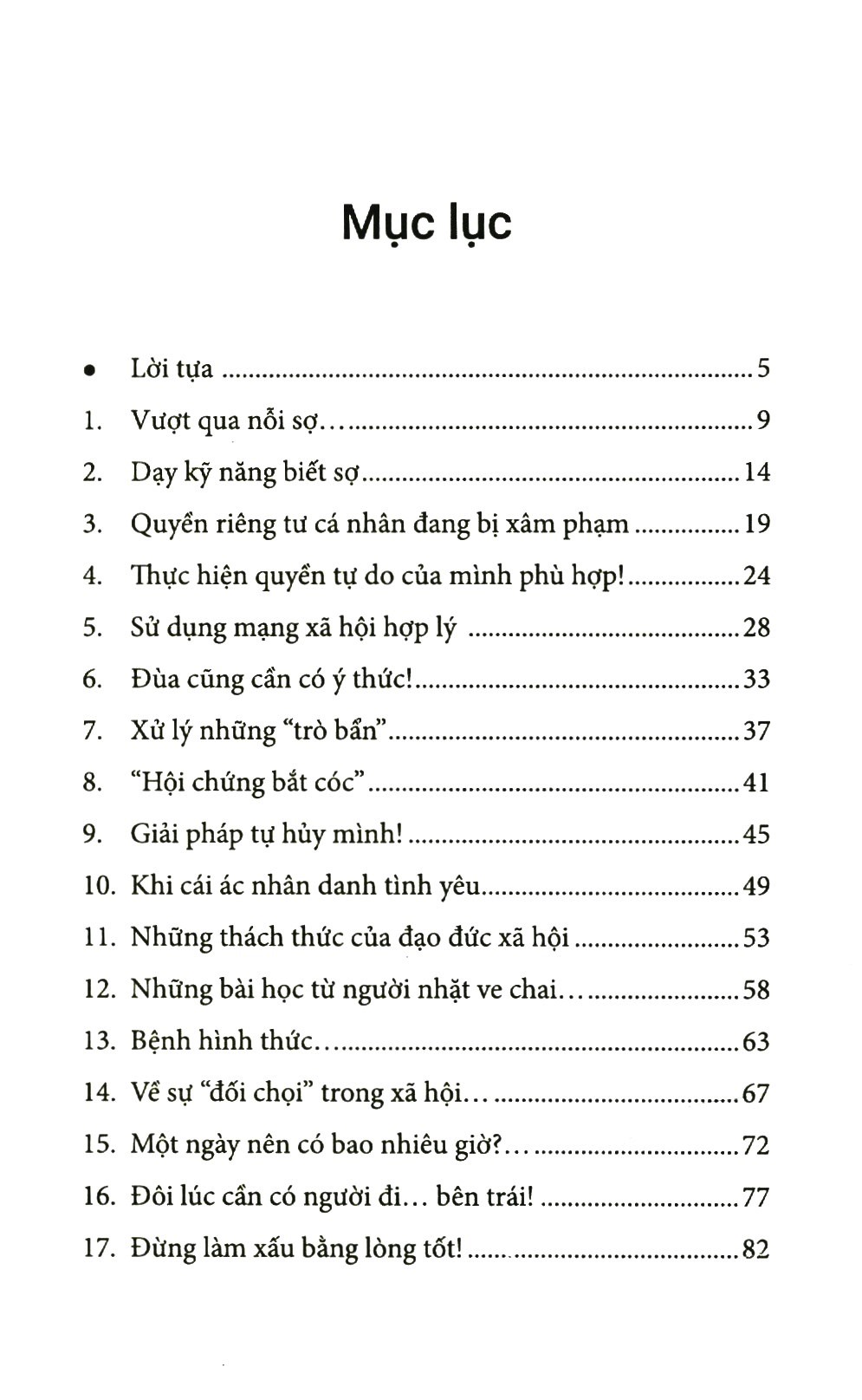 vượt qua nỗi sợ - một quan niệm sống tích cực