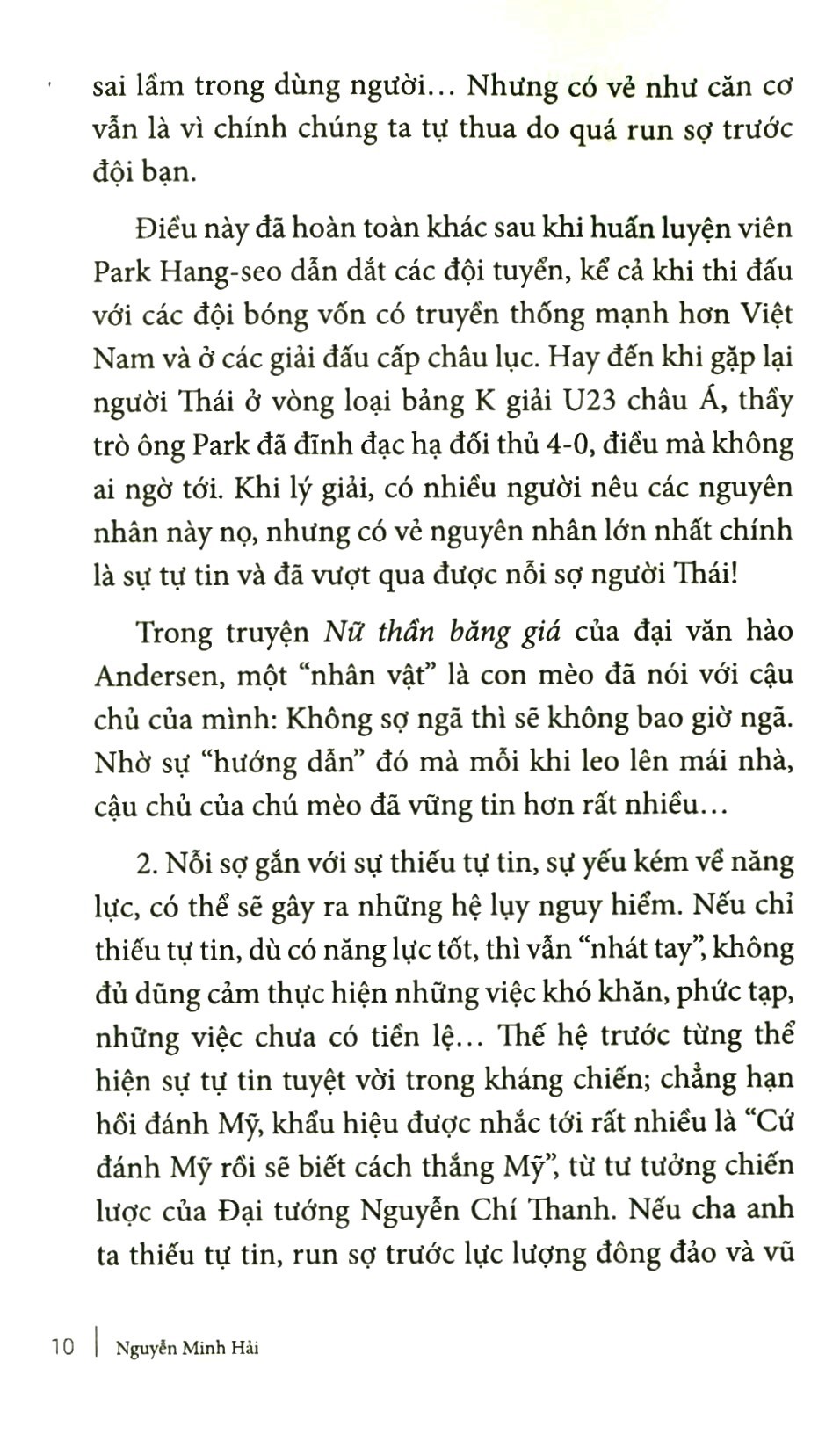 vượt qua nỗi sợ - một quan niệm sống tích cực