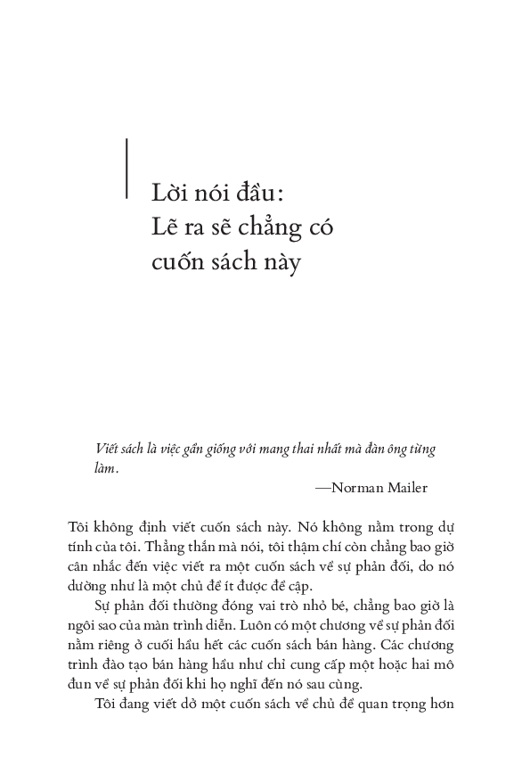 vượt qua phản đối: nghệ thuật và khoa học thương thảo trong bán hàng