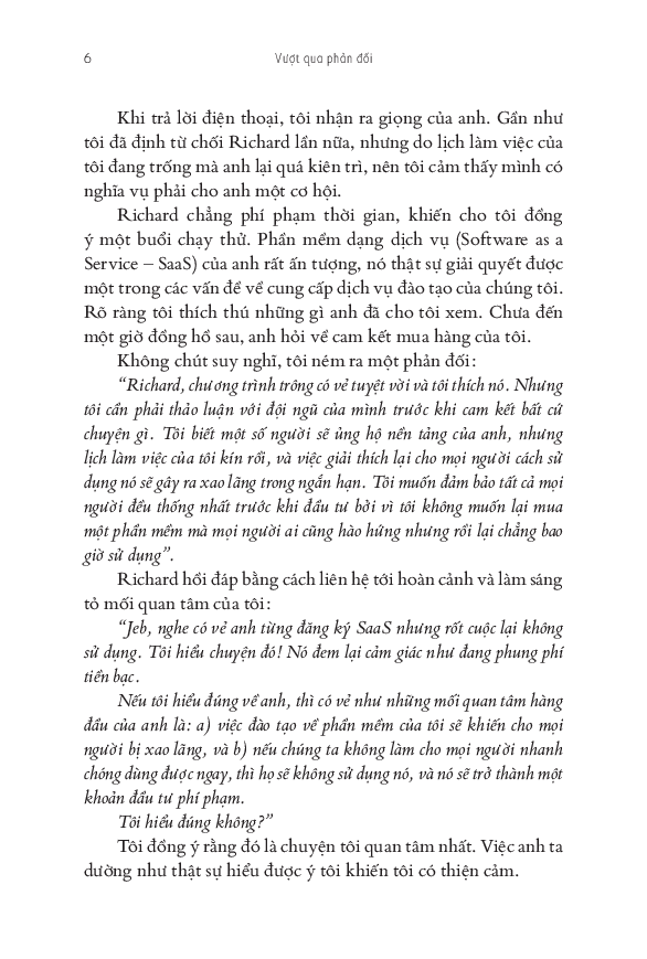 vượt qua phản đối: nghệ thuật và khoa học thương thảo trong bán hàng