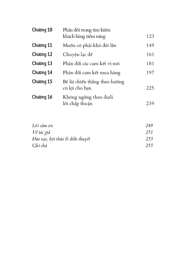vượt qua phản đối: nghệ thuật và khoa học thương thảo trong bán hàng