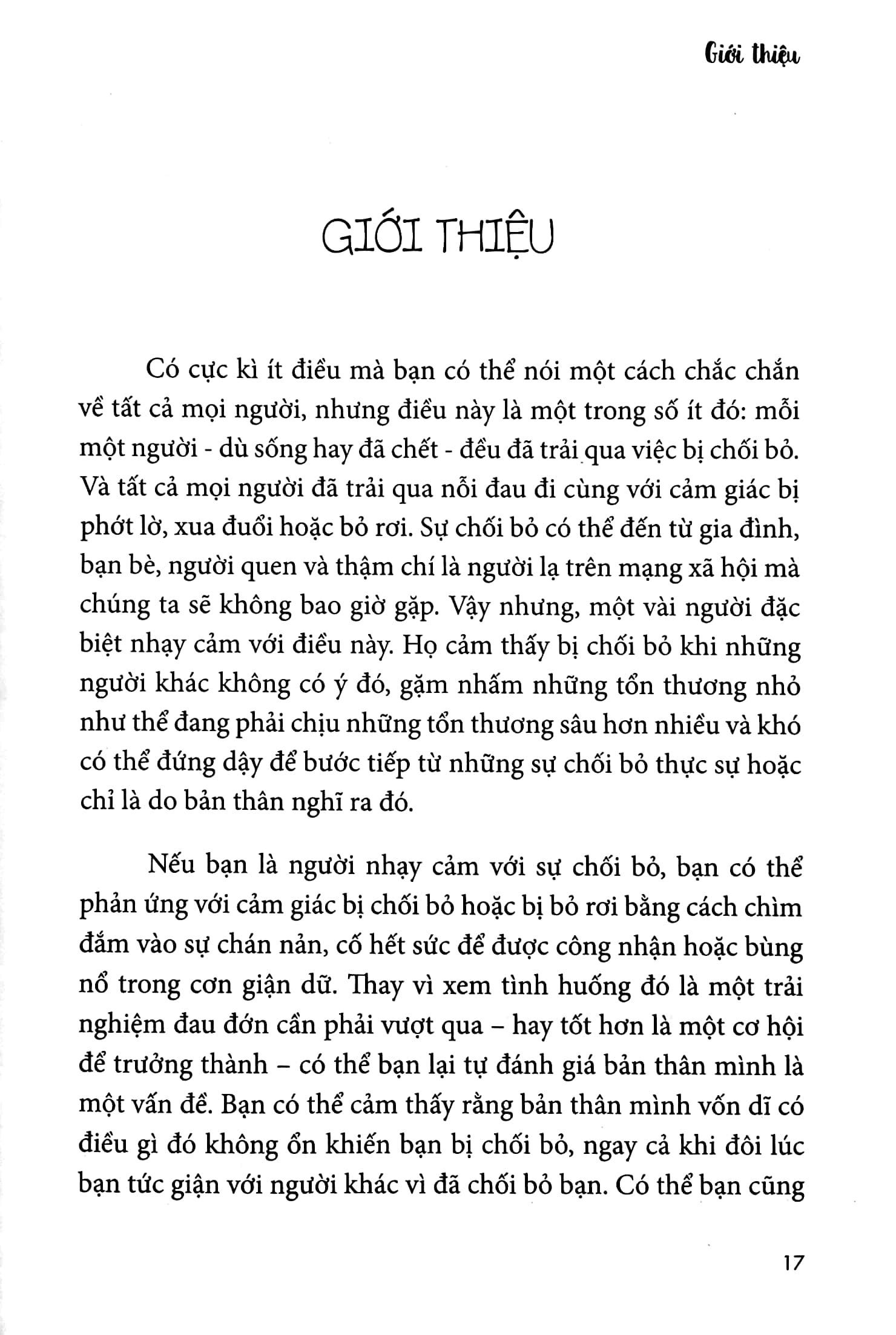 vượt qua sự chối bỏ