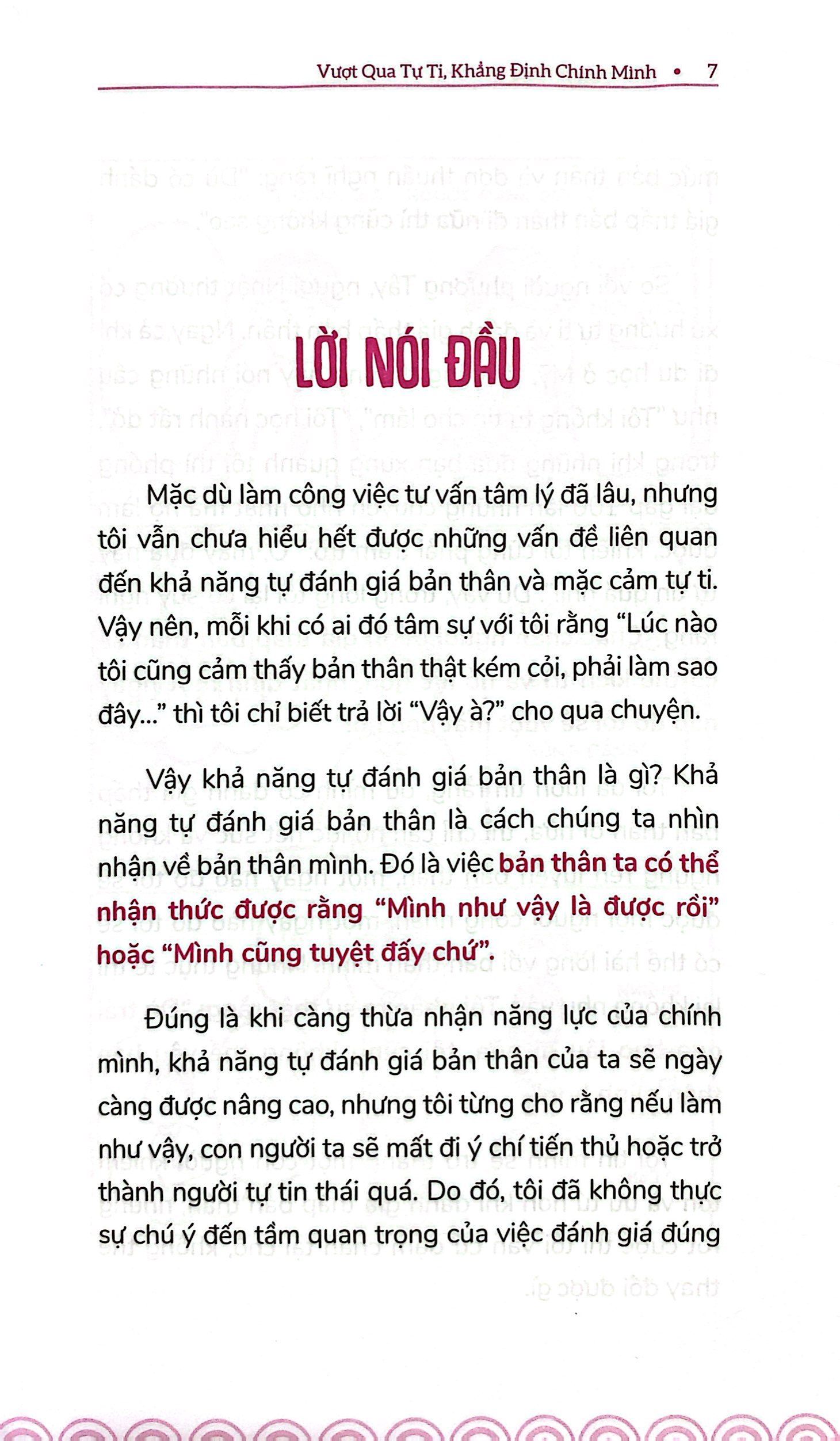 vượt qua tự ti - khẳng định chính mình (tái bản 2024)