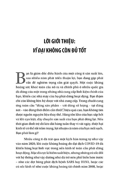 vượt trên sự vĩ đại - 9 chiến lược phát triển cho doanh nghiệp trong kỉ nguyên biến động và đổi mới
