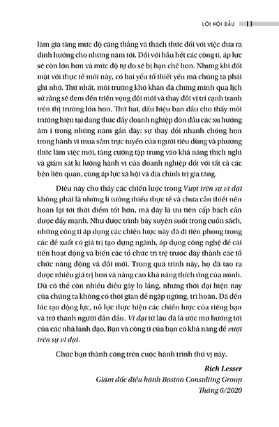 vượt trên sự vĩ đại - 9 chiến lược phát triển cho doanh nghiệp trong kỉ nguyên biến động và đổi mới