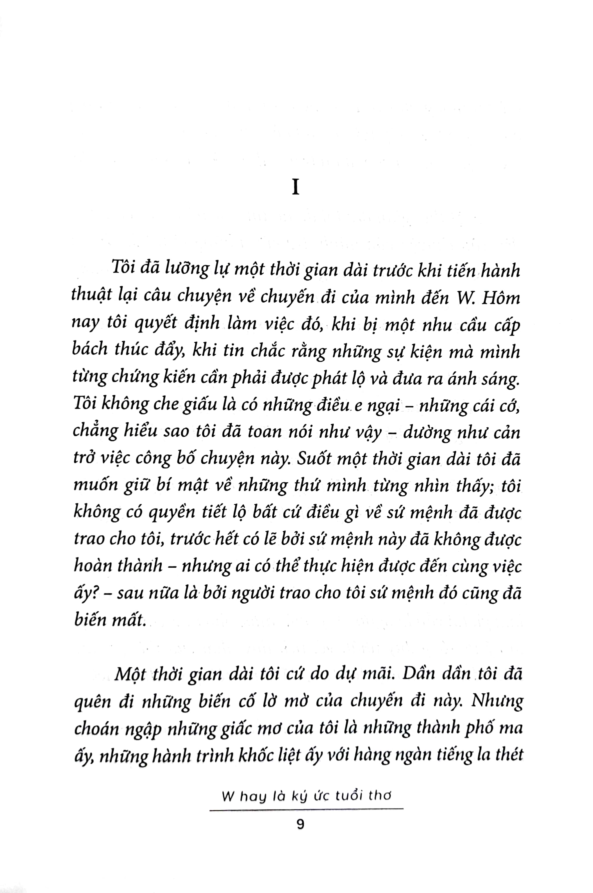 w hay là ký ức tuổi thơ
