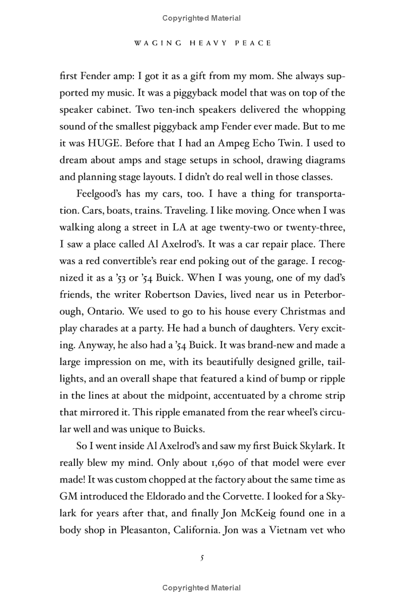 waging heavy peace: a hippie dream