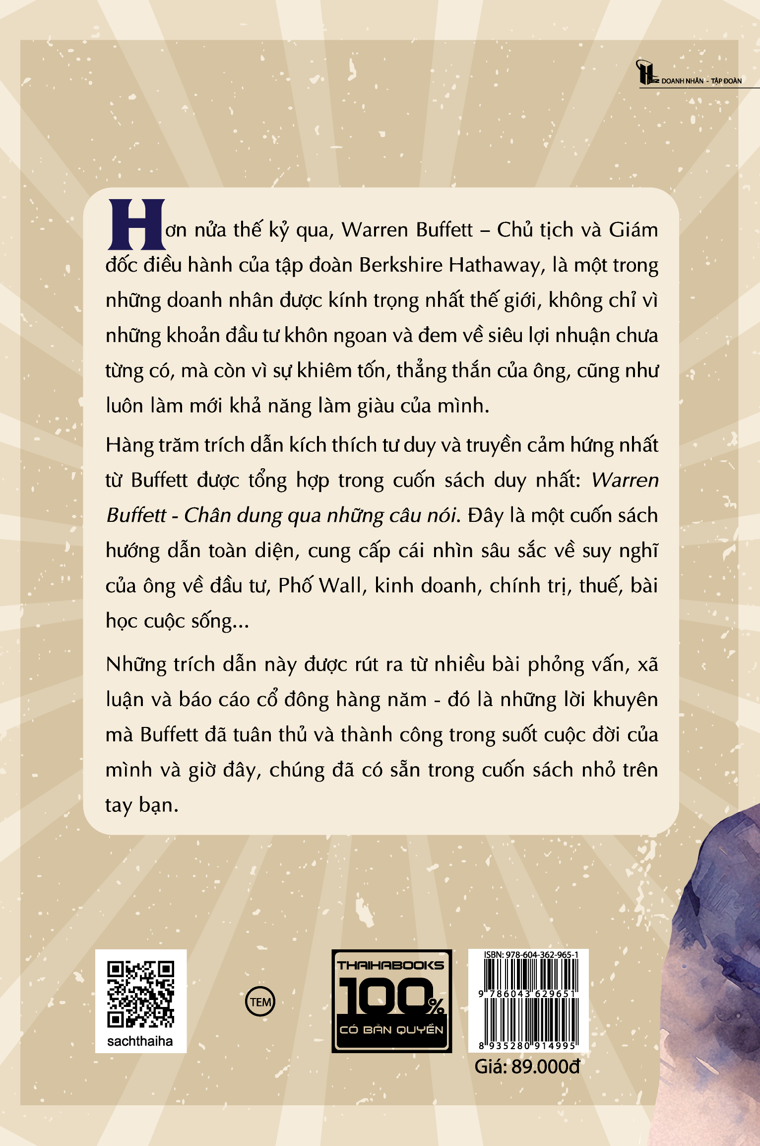 warren buffett - chân dung qua những câu nói