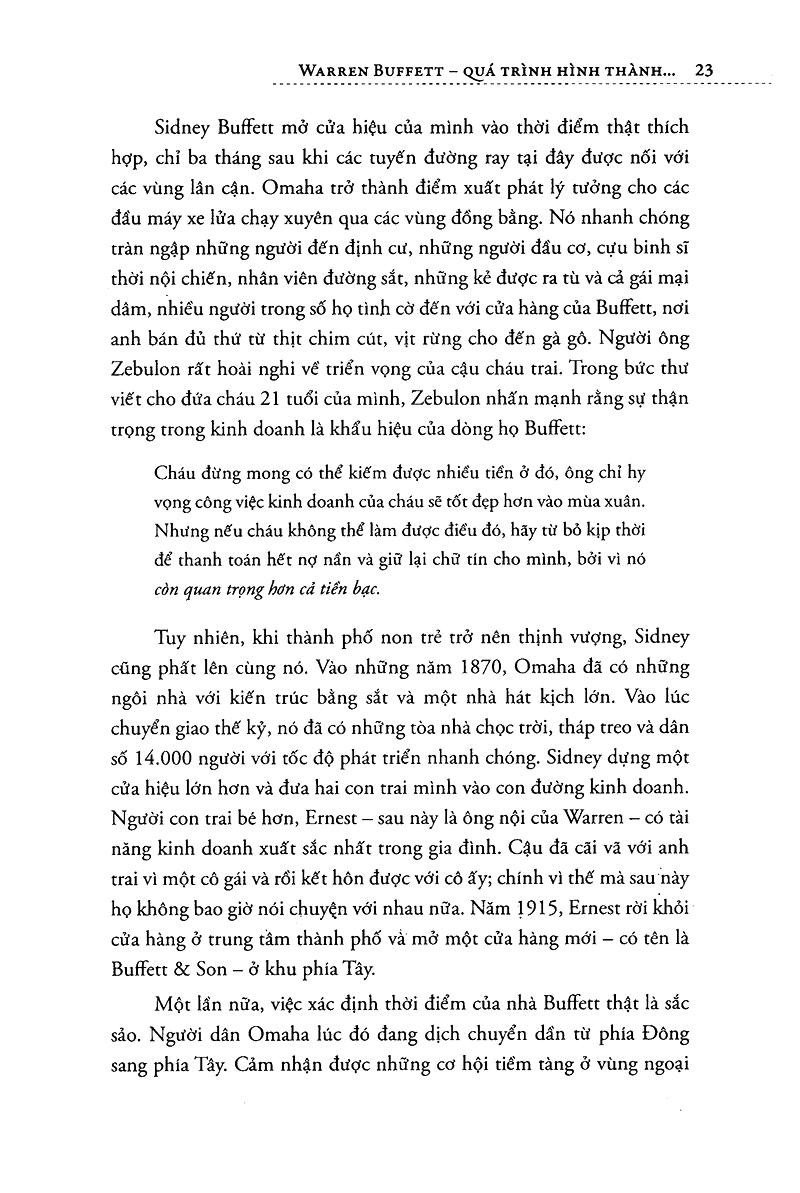 warren buffett - quá trình hình thành một nhà tư bản mỹ