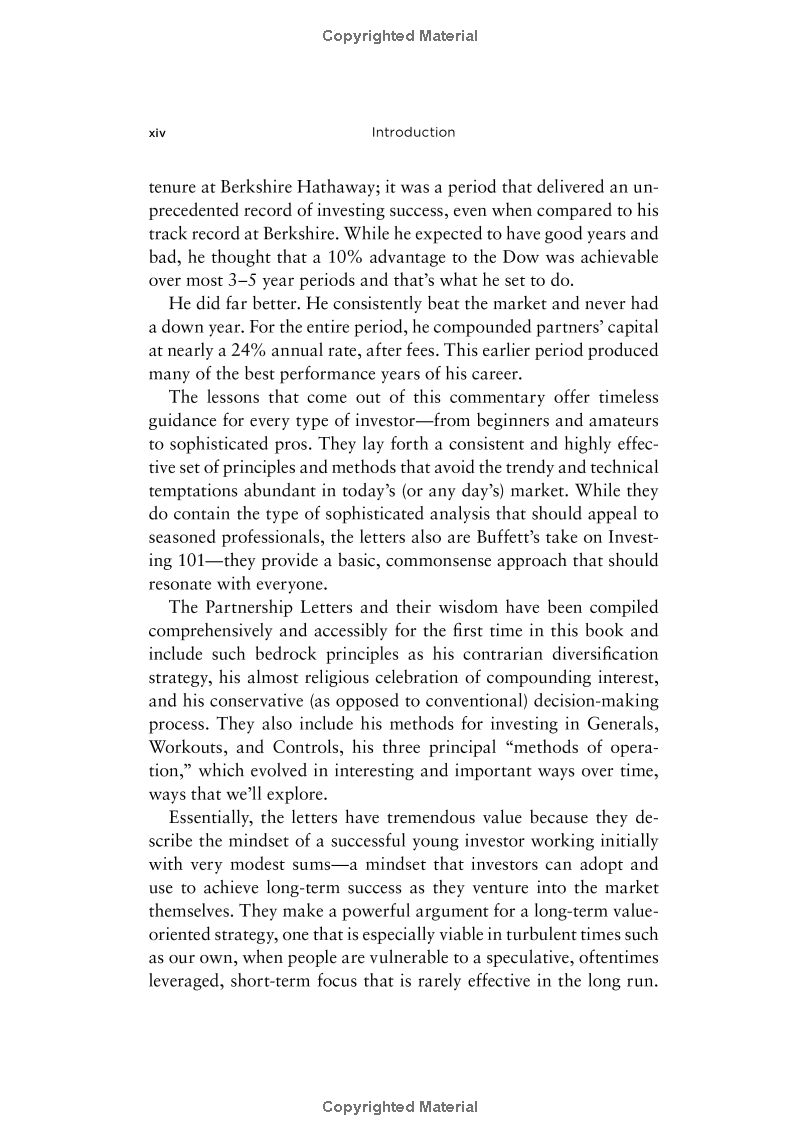 warren buffett's ground rules: words of wisdom from the partnership letters of the world's greatest investor