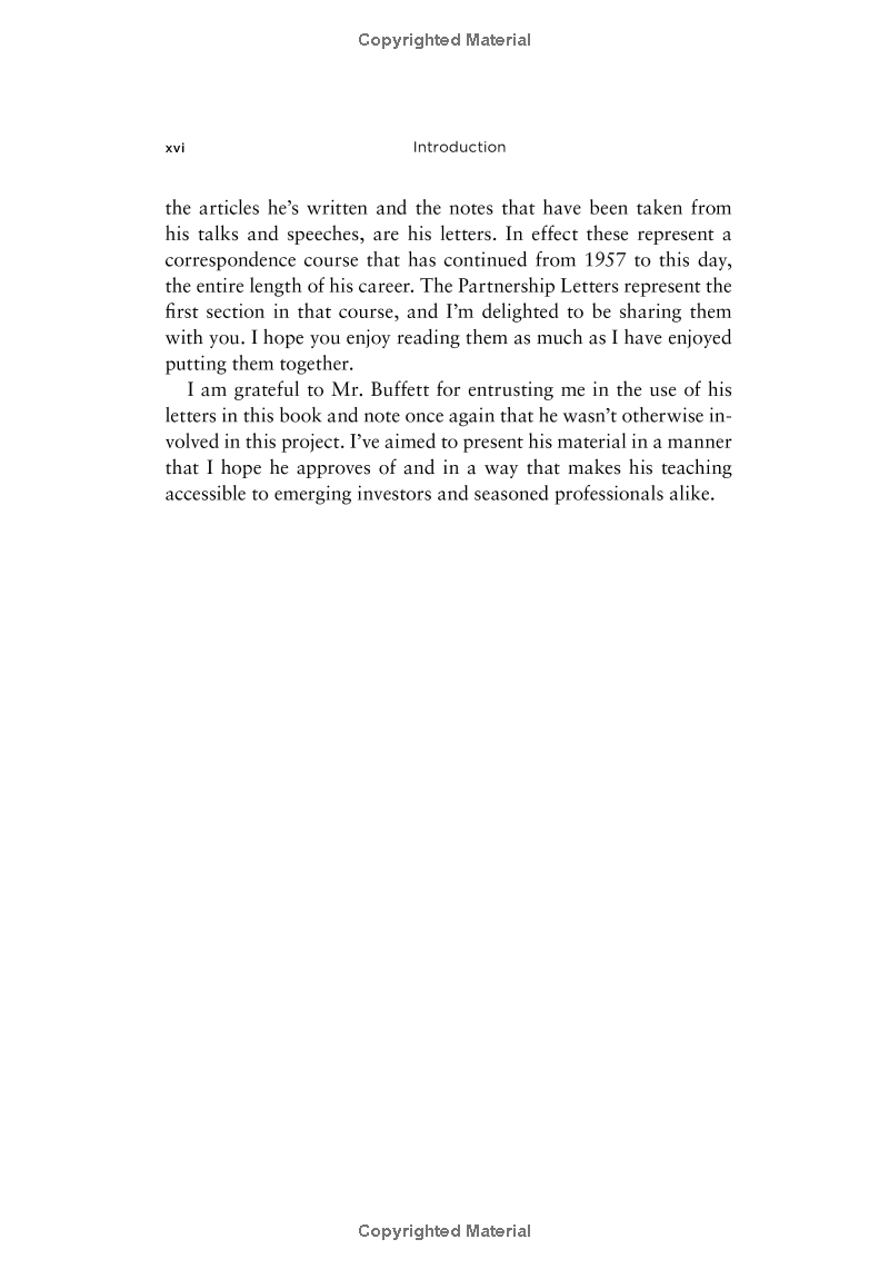 warren buffett's ground rules: words of wisdom from the partnership letters of the world's greatest investor