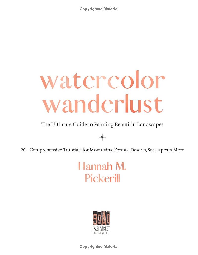 watercolor wanderlust - the ultimate guide to painting beautiful landscapes