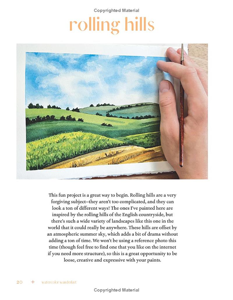 watercolor wanderlust - the ultimate guide to painting beautiful landscapes