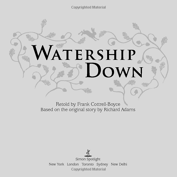 watership down: gift picture storybook