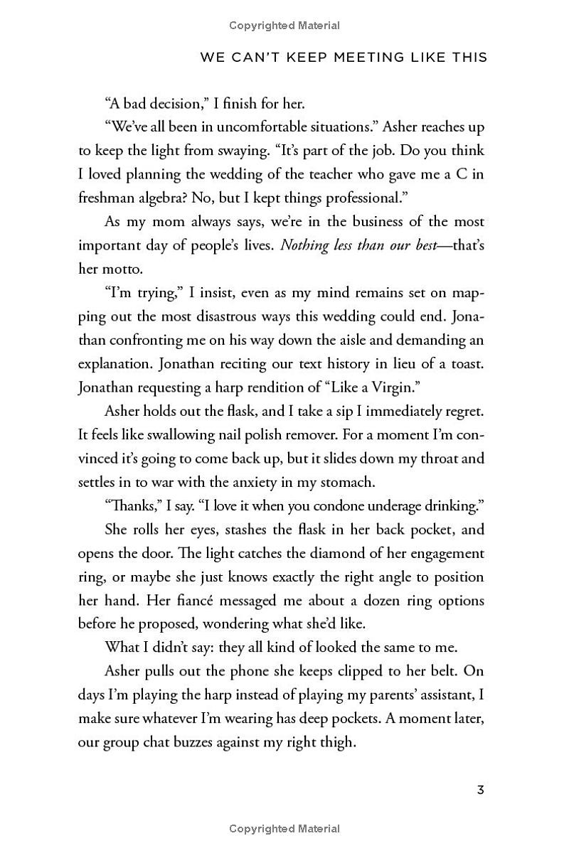 we can't keep meeting like this