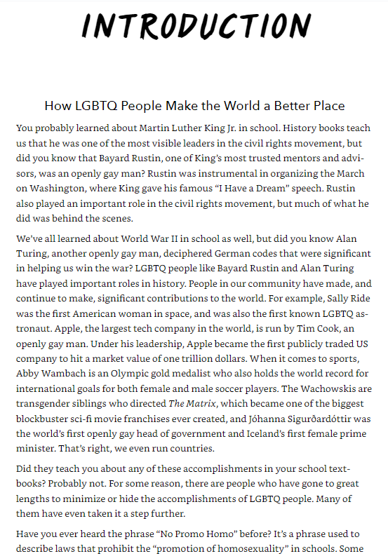 we make it better: the lgbtq community and their positive contributions to society