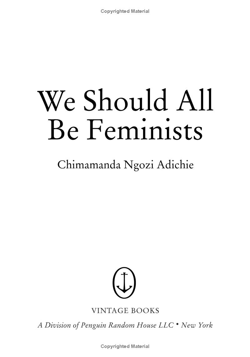 we should all be feminists