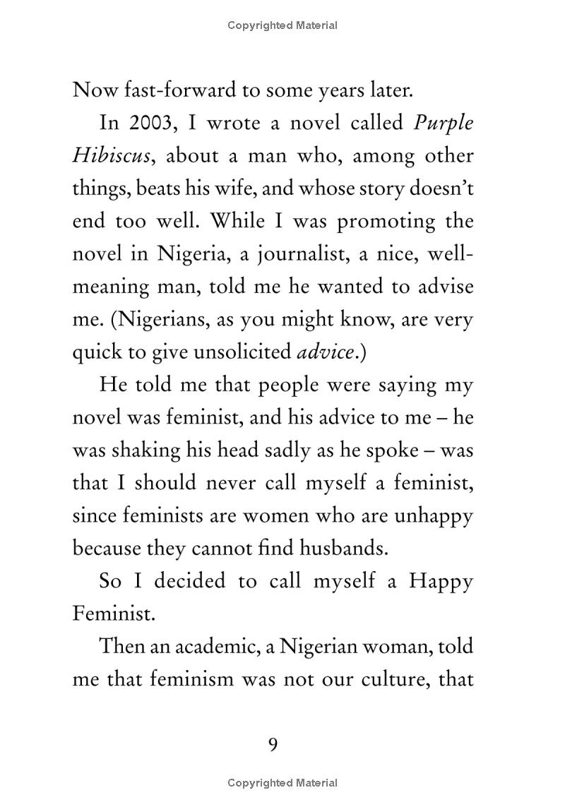 we should all be feminists