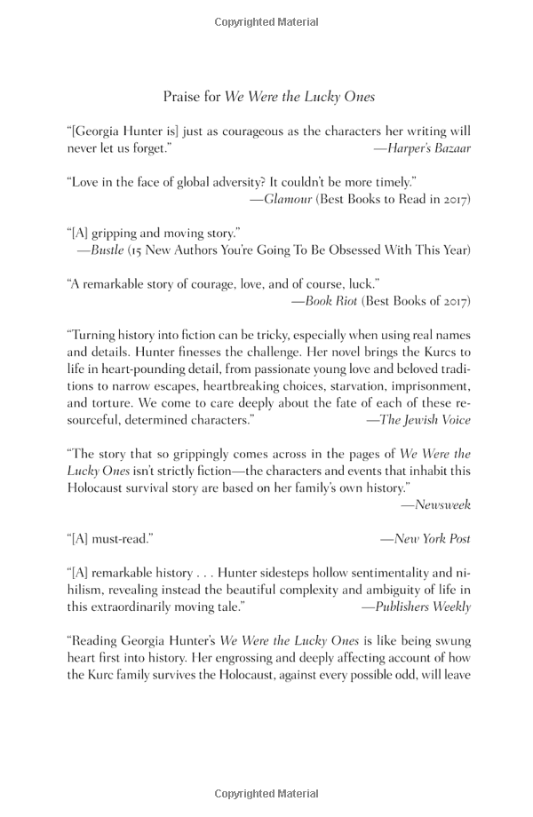 we were the lucky ones