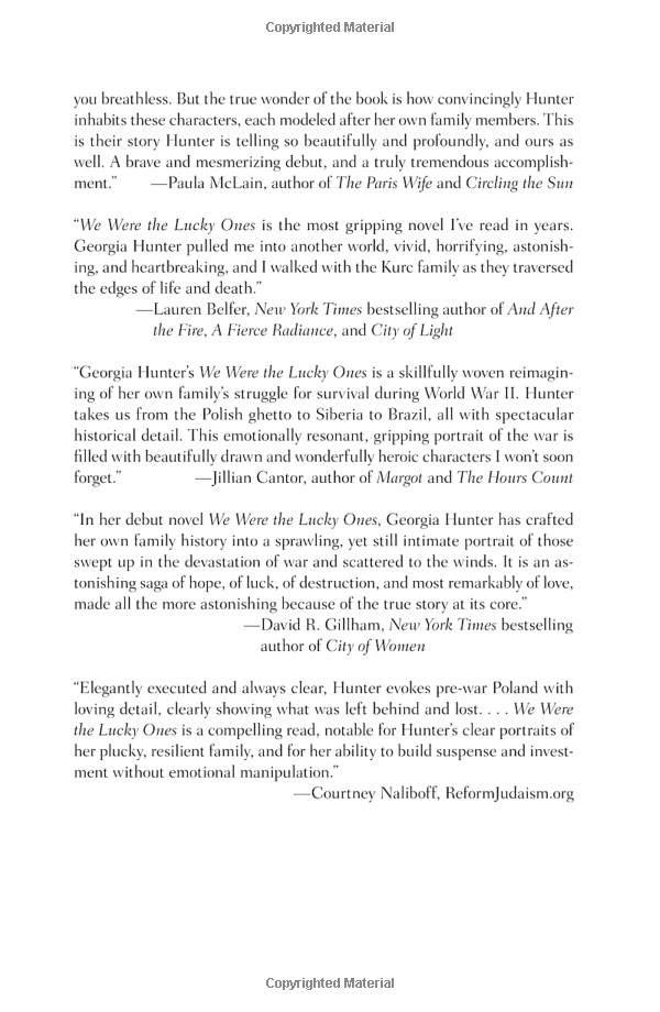 we were the lucky ones