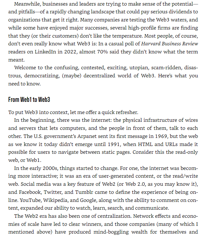 Web3: The Insights You Need From Harvard Business Review