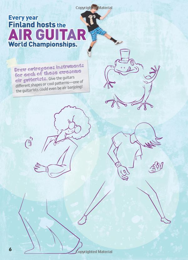 weird but true! cool and crazy sticker doodle book