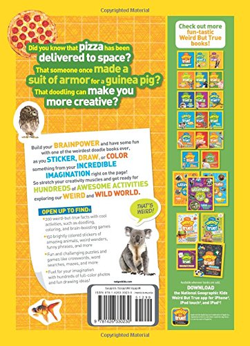 weird but true! cool and crazy sticker doodle book