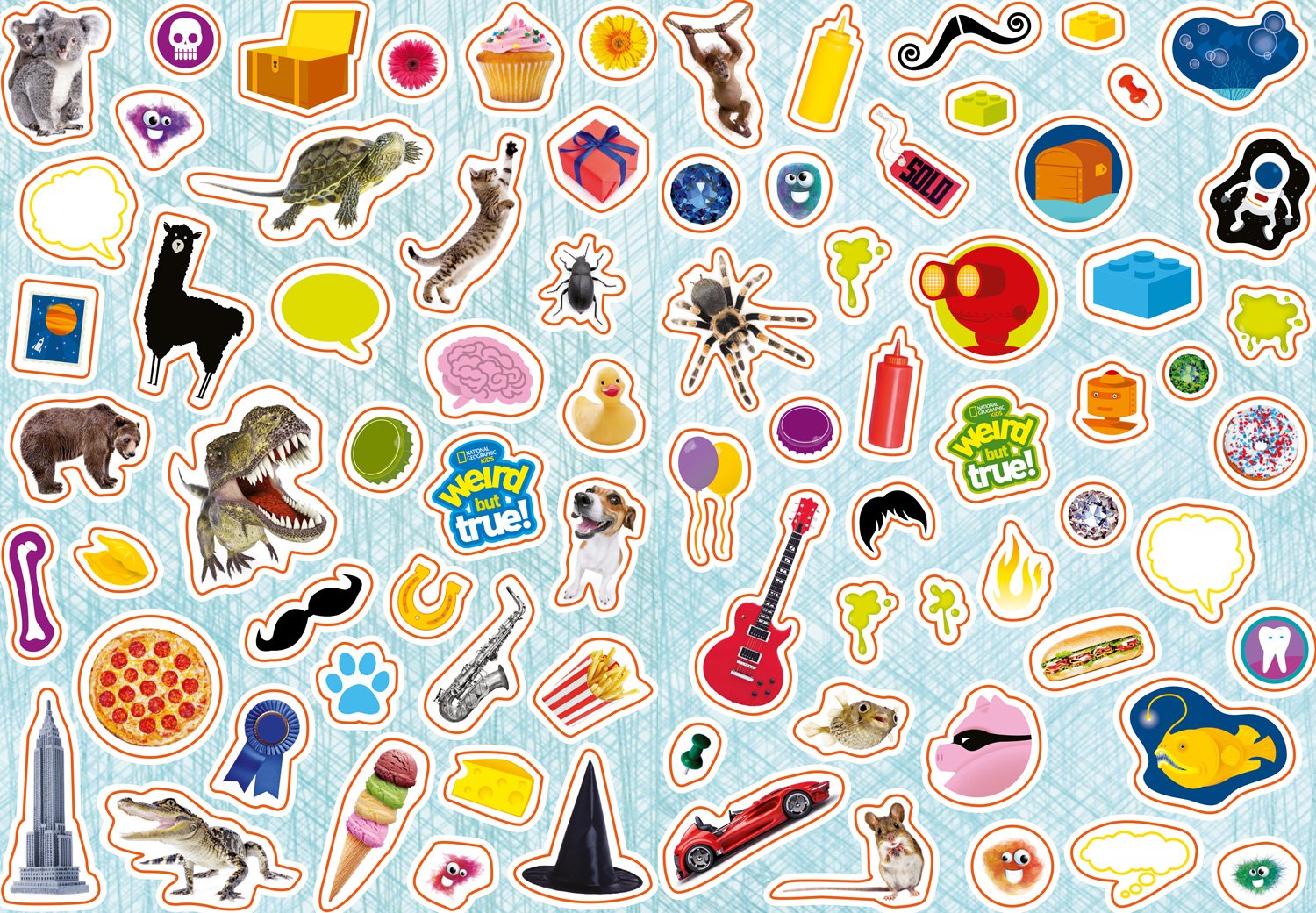 weird but true! sticker doodle book: outrageous facts, awesome activities, plus cool stickers for tons of wacky fun!