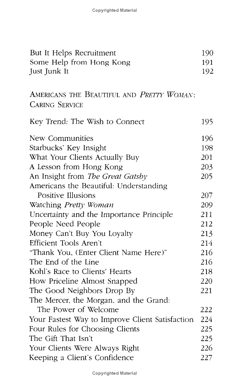 what clients love : a field guide to growning your business