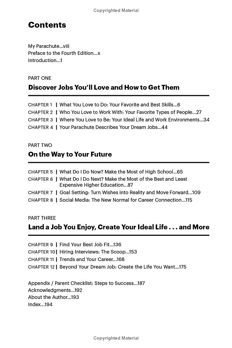what color is your parachute? for teens (4th edition)