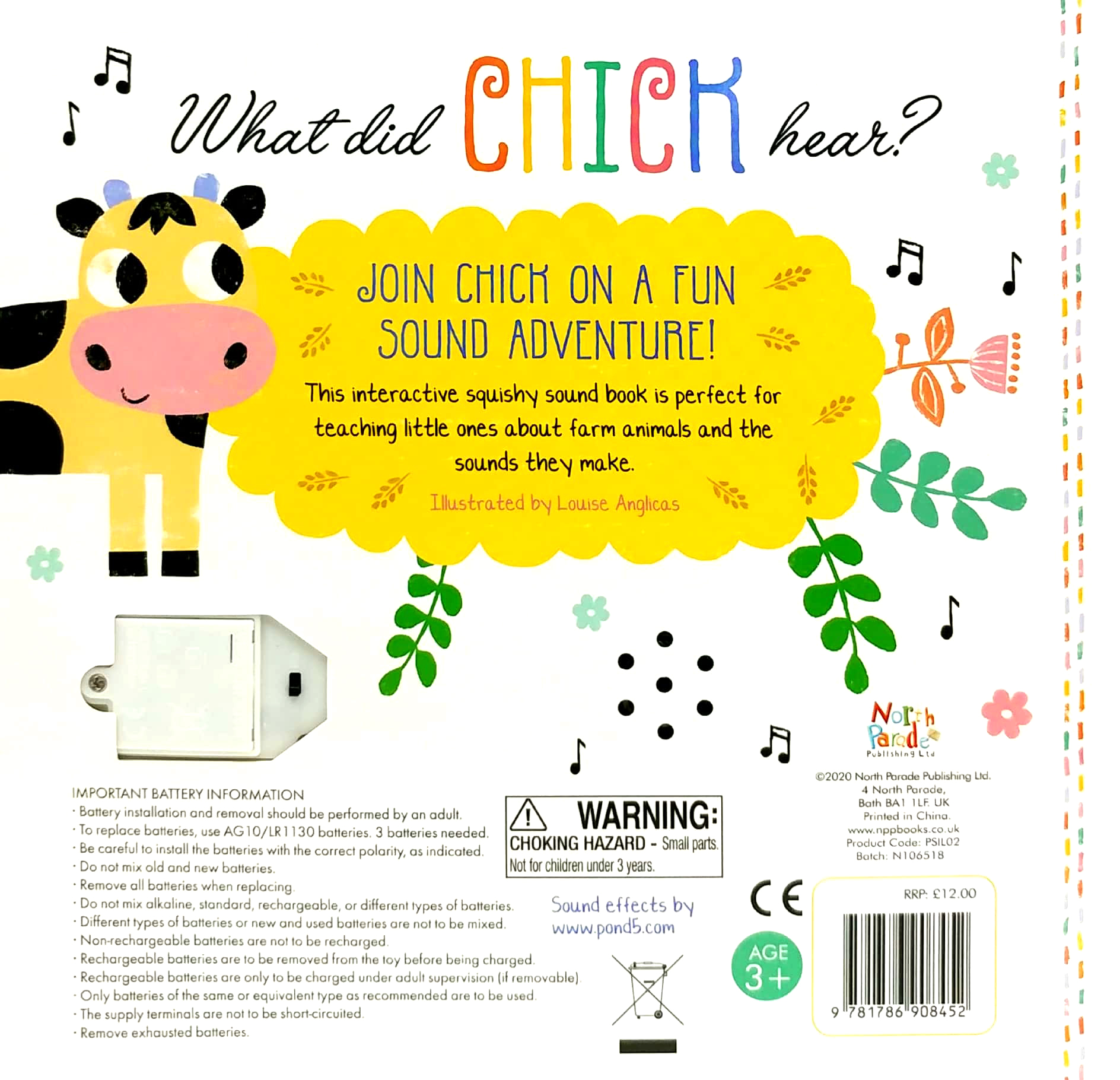 what did chick hear? - press and play sound book