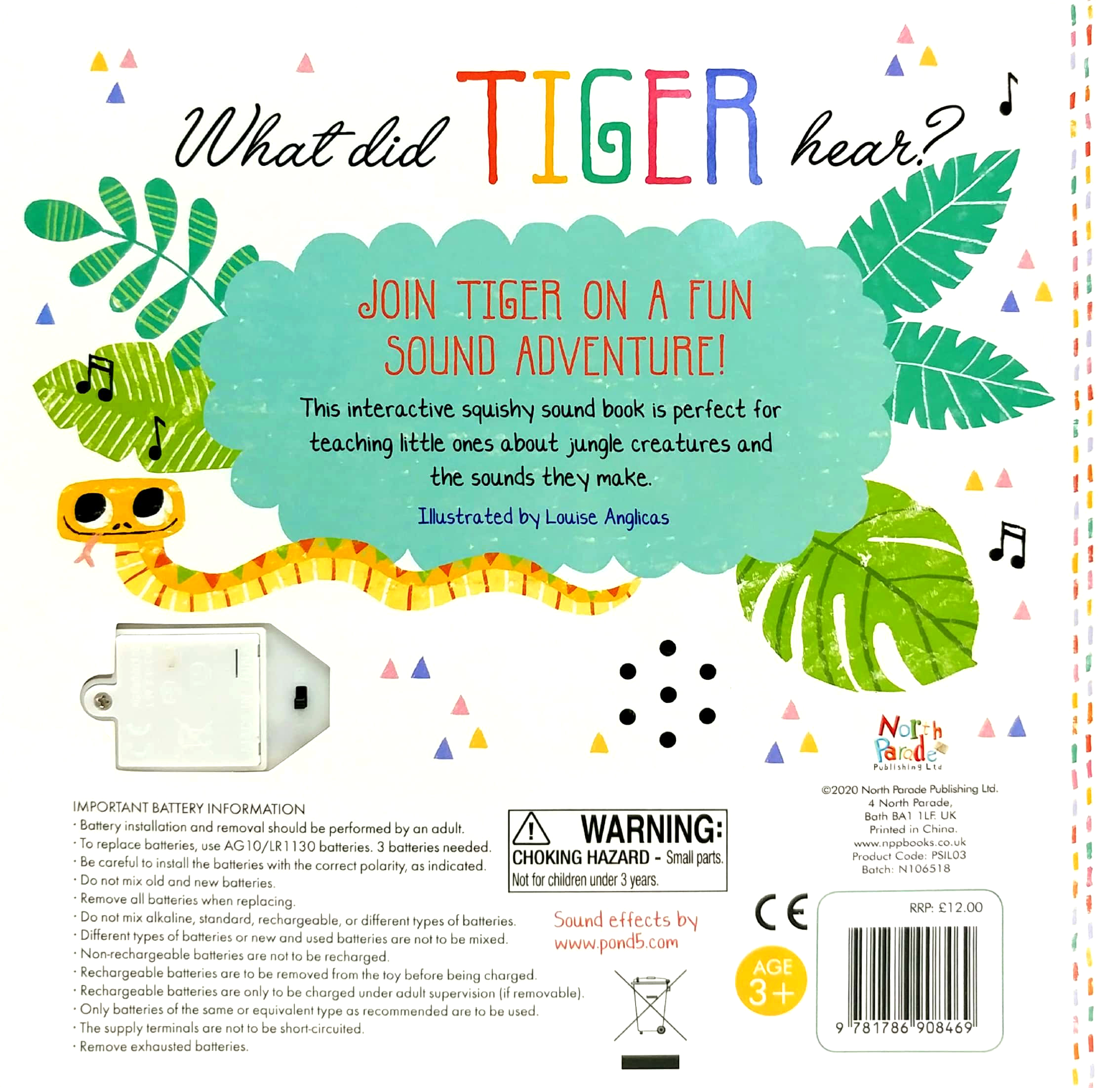 what did tiger hear? - press and play sound book