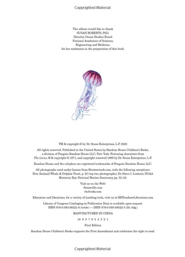 what humming-fish wish: how you can help protect sea creatures (dr. seuss's the lorax books)