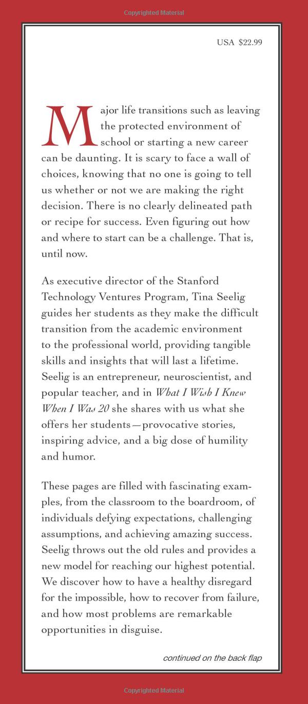 what i wish i knew when i was 20: a crash course on making your place in the world