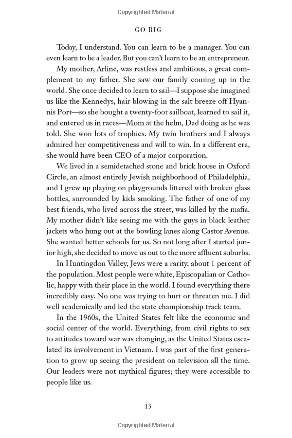 what it takes: lessons in the pursuit of excellence