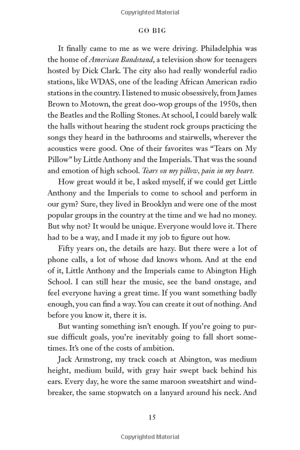 what it takes: lessons in the pursuit of excellence