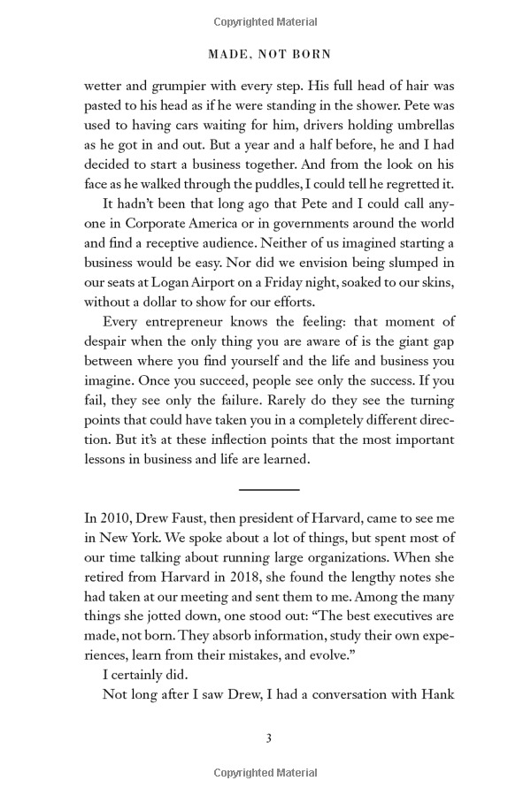 what it takes: lessons in the pursuit of excellence