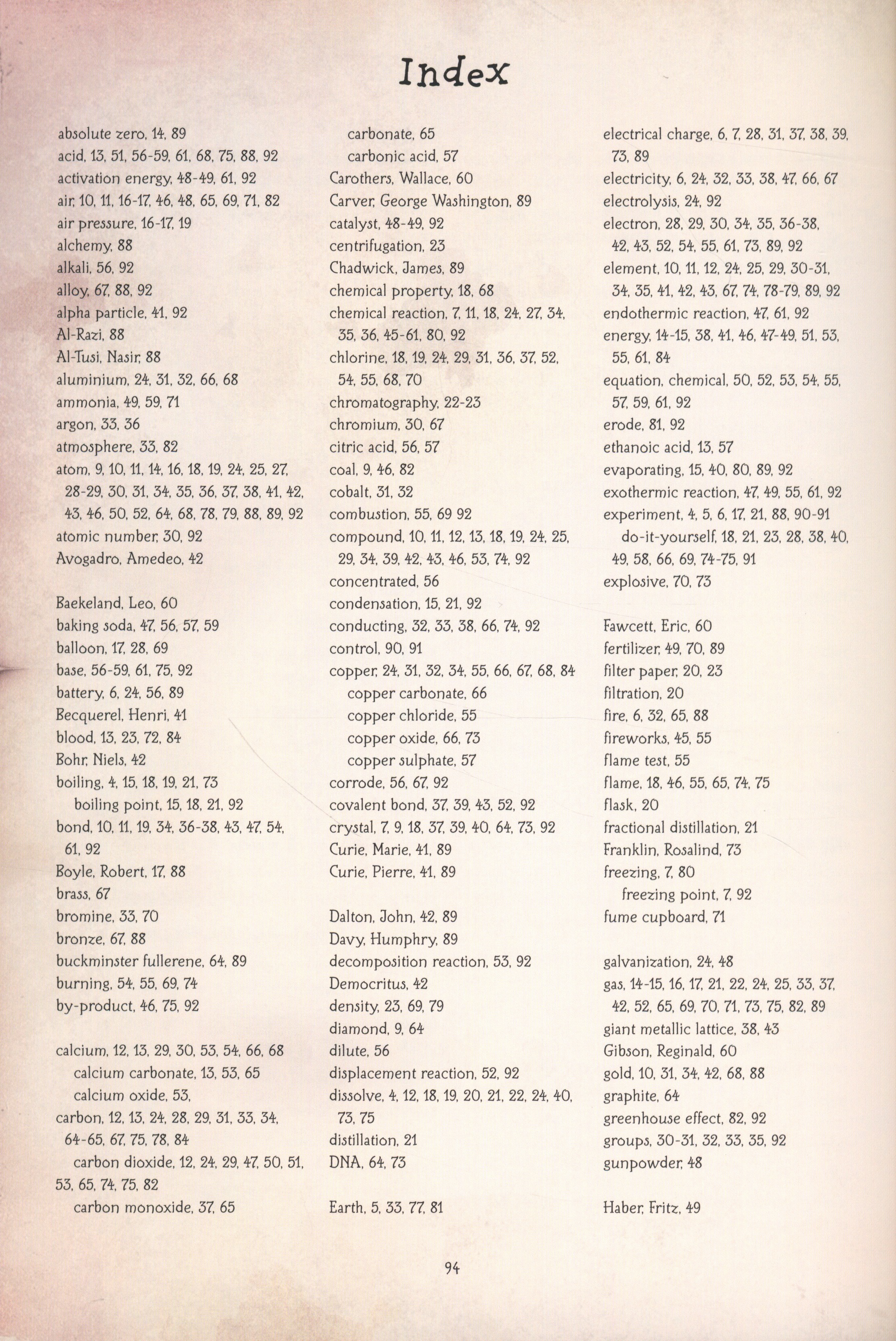 what's chemistry all about?